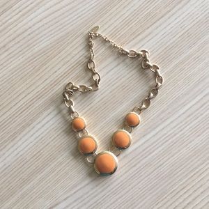 NWOT Talbots Orange Statement Necklace